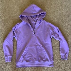 Purple Hooded Sweatshirt